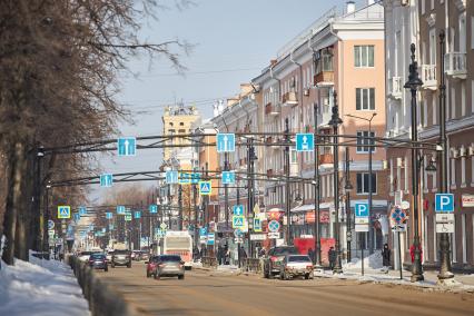 Виды центральной улицы Перми