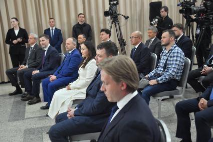 Рабочая поездка президента РФ В. Путина в Ставропольский край
