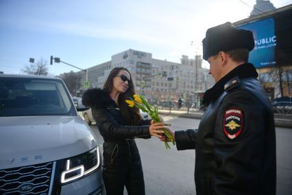 Акция ГИБДД накануне Международного женского дня