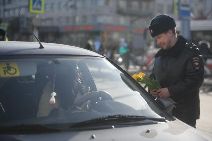 Акция ГИБДД накануне Международного женского дня