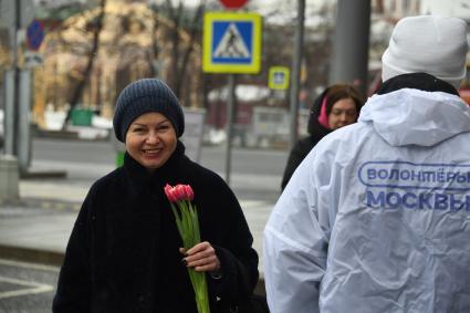 Поздравление женщин с праздником 8 марта в Москве