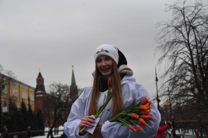 Поздравление женщин с праздником 8 марта в Москве