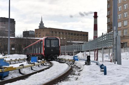 Запуск поезда `Москва-2024` на Замоскворецкой линии метро