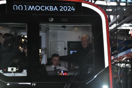 Запуск поезда `Москва-2024` на Замоскворецкой линии метро