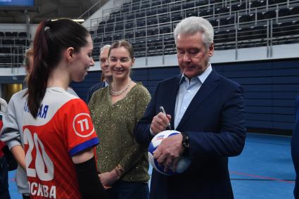 Собянин открыл обновлённый спортивный зал `Дружба` в Лужниках