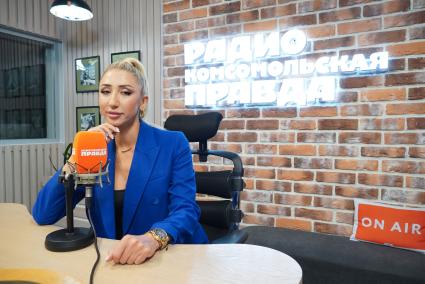 Лилия Абрамова на радиостанции `Комсомольская правда`