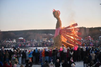 Празднование Широкой Масленицы в Свердловской области