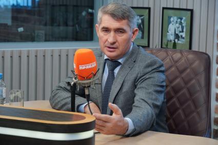 Олег Николаев на радиостанции `Комсомольская правда`
