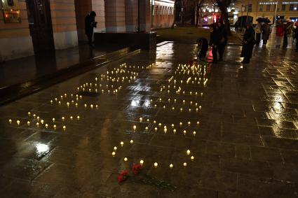 Акция ` Свеча памяти  ` в Москве