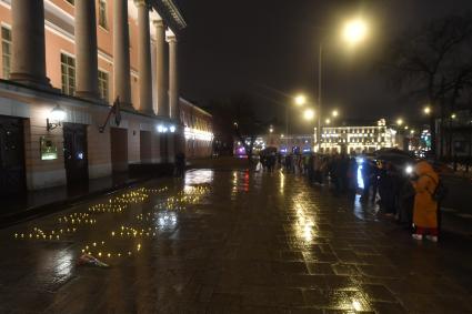 Акция ` Свеча памяти  ` в Москве