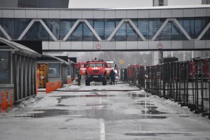 Последствия теракта в \"Крокус Сити Холле\" в Красногорске