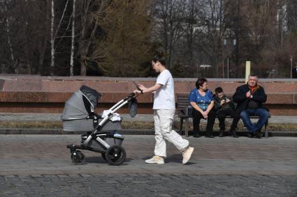 Теплая погода в Москве