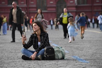 Теплая погода в Москве