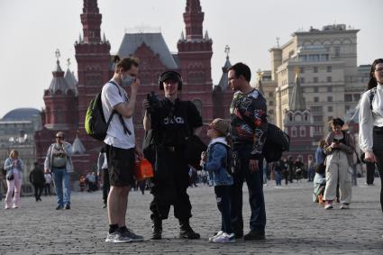 Теплая погода в Москве