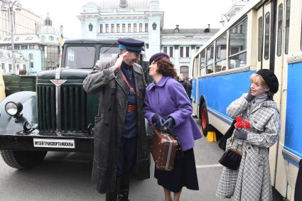 Выставка ретроавтомобилей в Москве