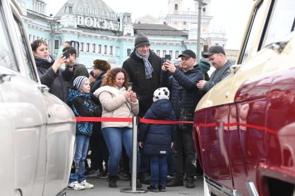 Выставка ретроавтомобилей в Москве