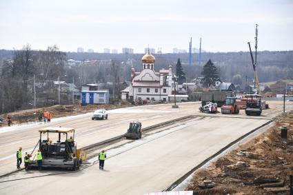 Строительство участка скоростного диаметра от МКАД до трассы \"Солнцево-Бутово-Варшавское шоссе\"