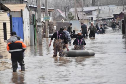 Половодье в Оренбурге