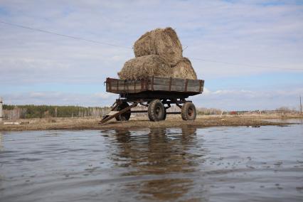 Паводок в Курганской области. Село Каминское