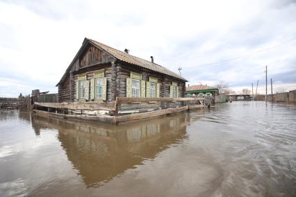 Паводок в Курганской области. Село Каминское