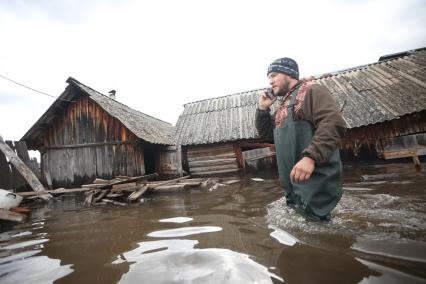 Паводок в Курганской области. Село Каминское