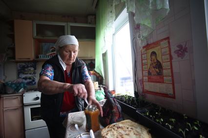 Паводок в Курганской области. Село Каминское