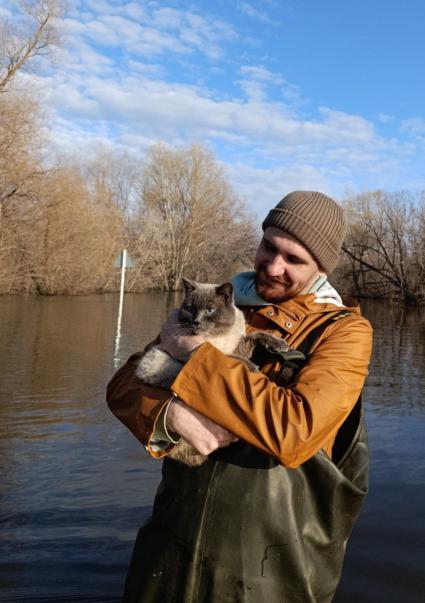 Паводок в Курганской области. Село Каминское