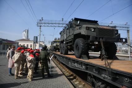 Агитационный поезд Сила в правде, в Екатеринбурге