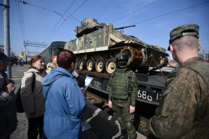 Агитационный поезд Сила в правде, в Екатеринбурге