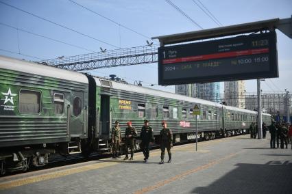 Агитационный поезд Сила в правде, в Екатеринбурге