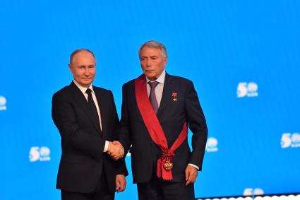 Владимир Путин и Ефим Басин