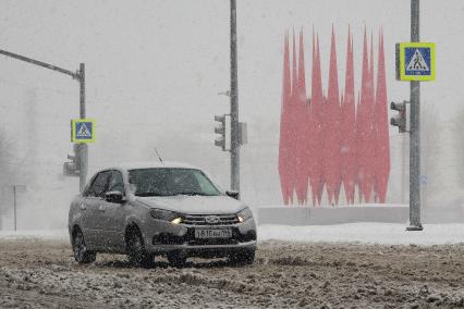 Последствия майского снегопада в Екатеринбурге