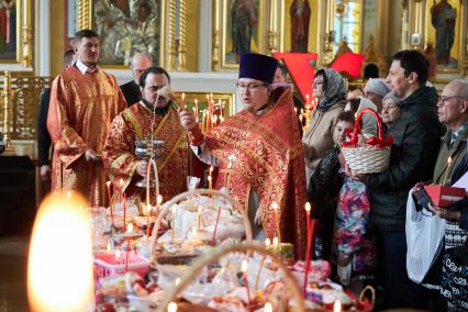 Пасхальное богослужение в Перми