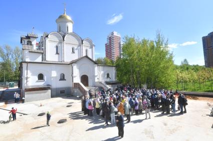 Освящение пасхальных куличей и яиц