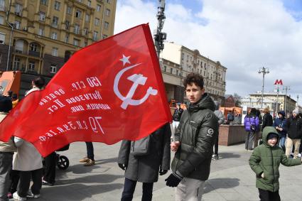 Празднование Дня Победы в Москве