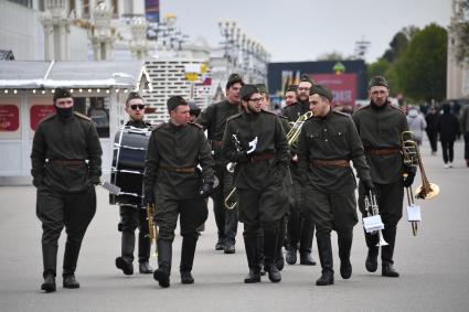 Празднование Дня Победы в Москве