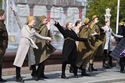 Празднование Дня Победы в Москве