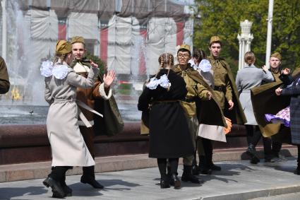 Празднование Дня Победы в Москве