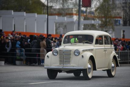 Парад исторической техники в День Победы в Свердловской области