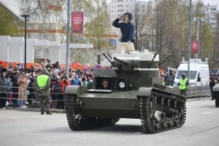 Парад исторической техники в День Победв в Верхней Пышме