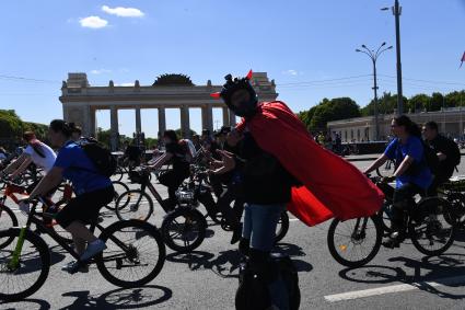 Весенний велофестиваль в Москве