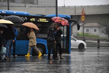 Дождь в Москве