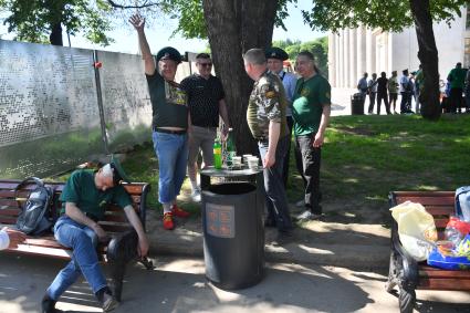 Празднование Дня пограничника в парке Горького