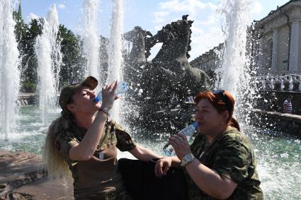 Жаркие дни в Москве