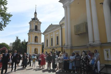 Церемония прощания с Анастасией Заворотнюк в Москве