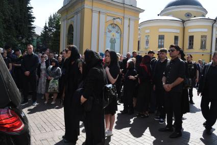 Церемония прощания с Анастасией Заворотнюк в Москве