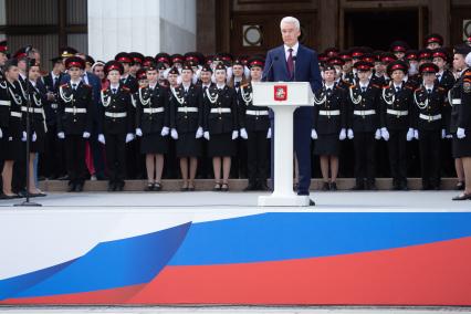 Парад кадетского движения Не прервется связь поколений\"