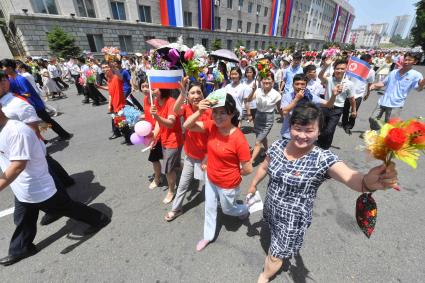 Визит президента РФ Владимира Путина в КНДР