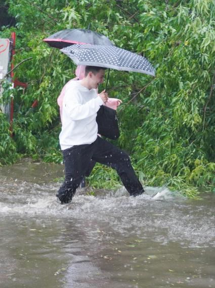 Ливень в Москве