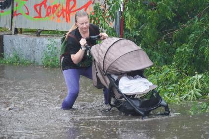 Ливень в Москве